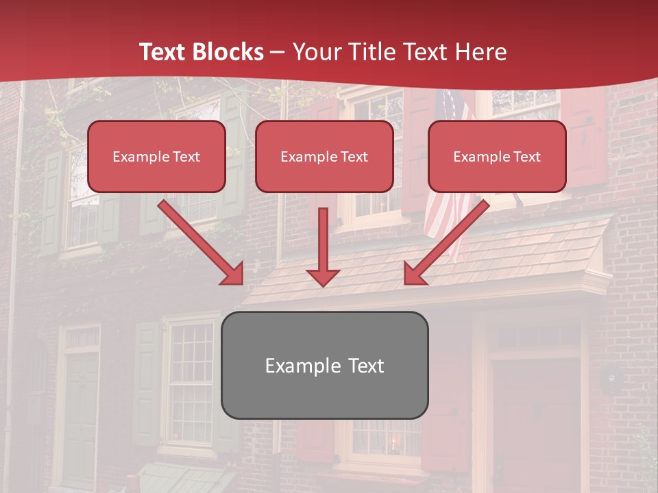 Sidewalk Architecture Exterior PowerPoint Template