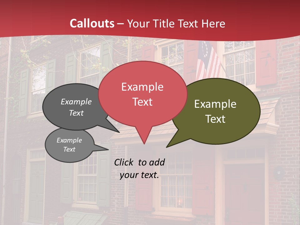 Sidewalk Architecture Exterior PowerPoint Template
