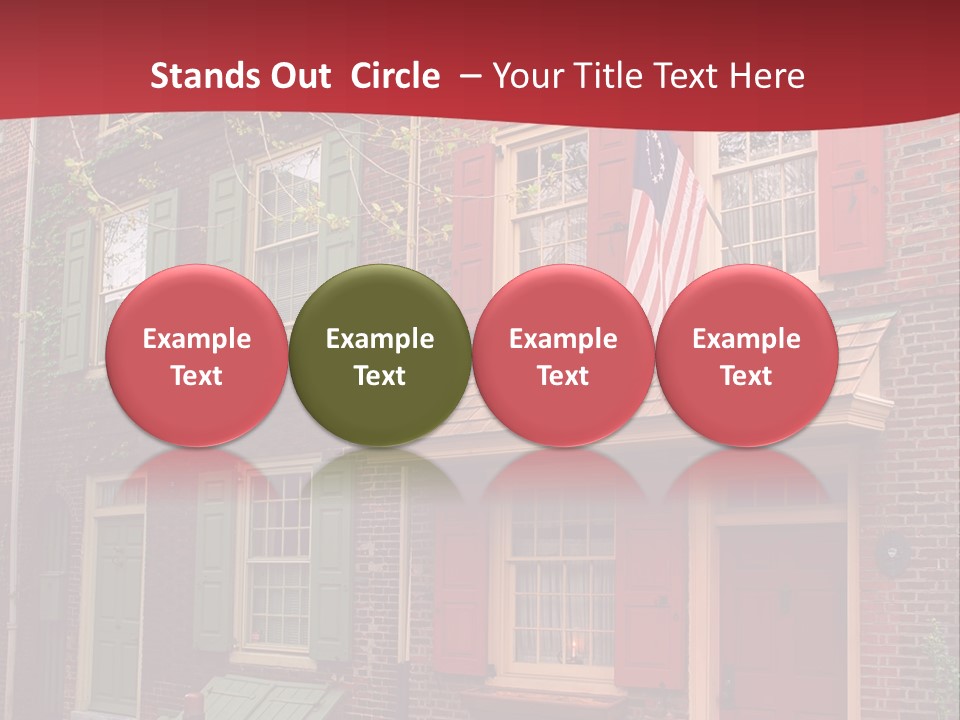 Sidewalk Architecture Exterior PowerPoint Template