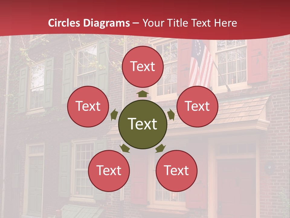 Sidewalk Architecture Exterior PowerPoint Template