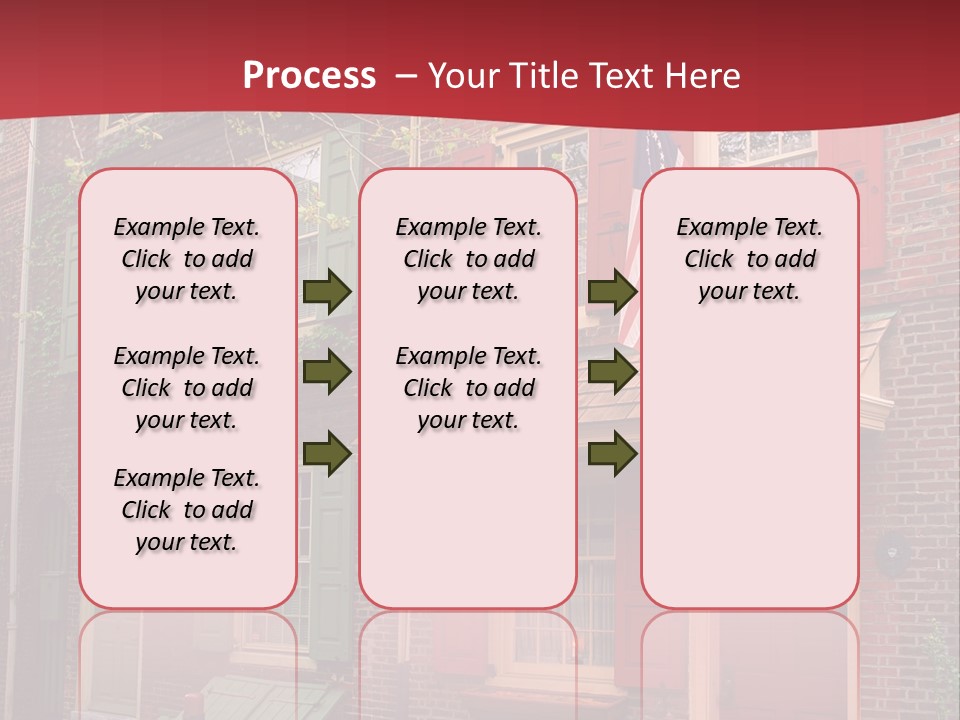 Sidewalk Architecture Exterior PowerPoint Template