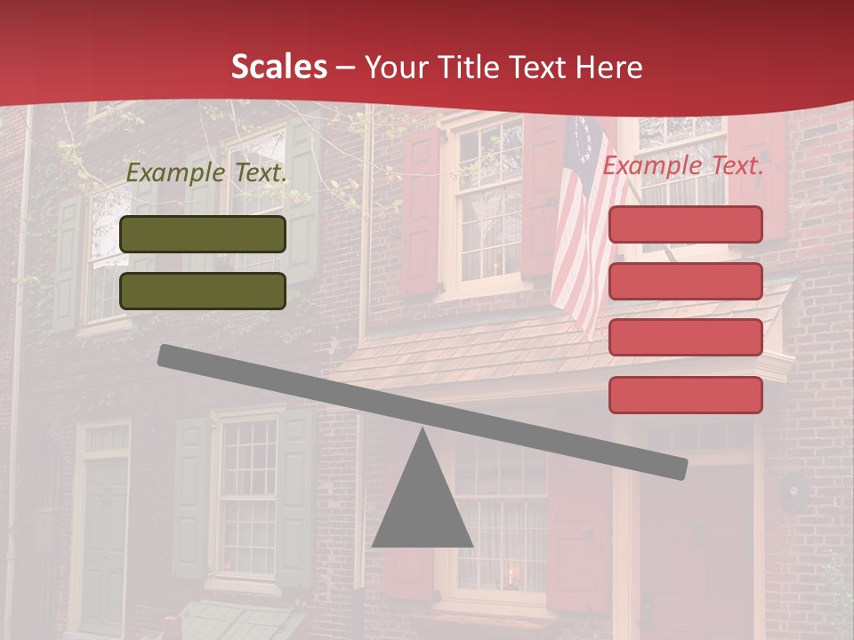 Sidewalk Architecture Exterior PowerPoint Template