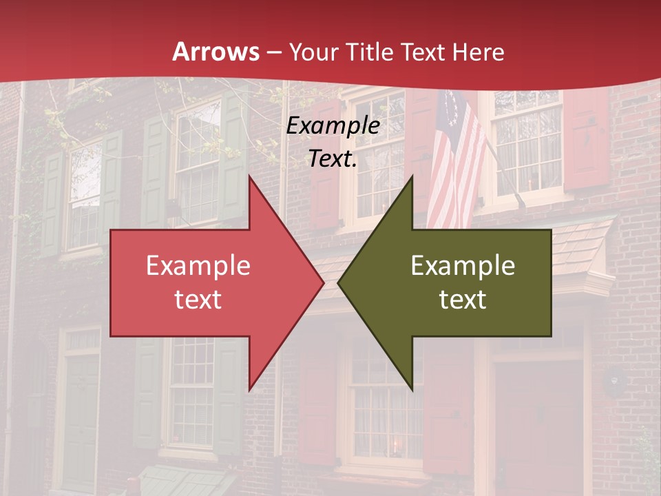 Sidewalk Architecture Exterior PowerPoint Template