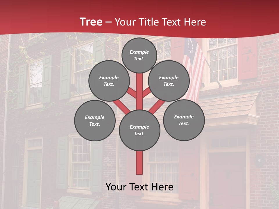 Sidewalk Architecture Exterior PowerPoint Template