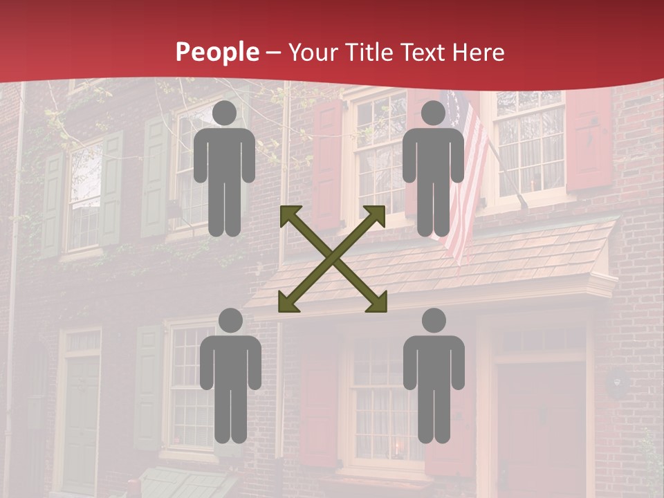 Sidewalk Architecture Exterior PowerPoint Template