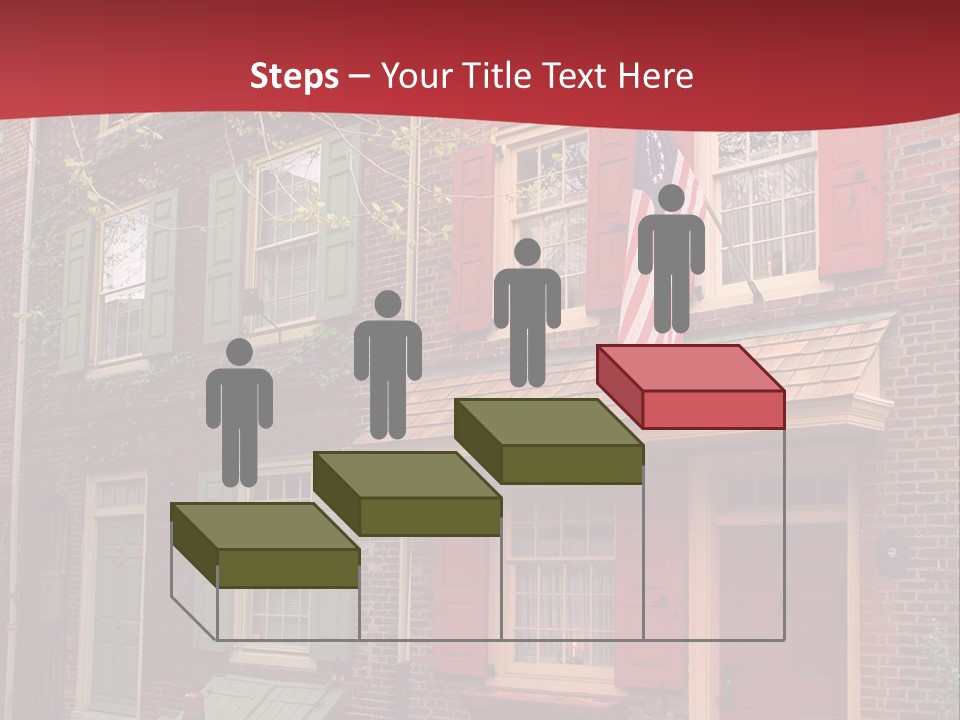 Sidewalk Architecture Exterior PowerPoint Template