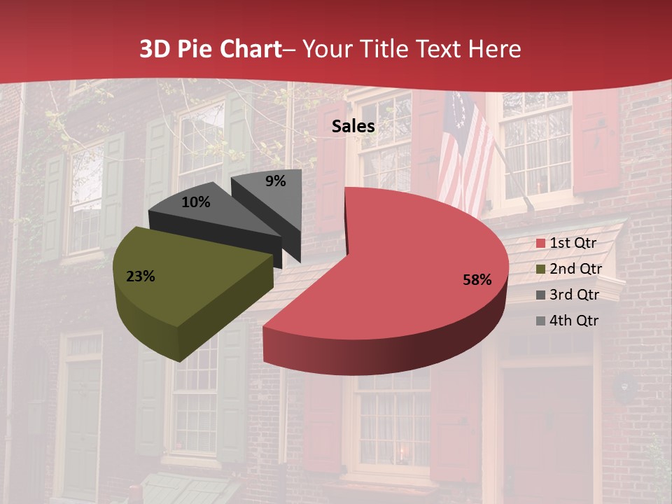 Sidewalk Architecture Exterior PowerPoint Template