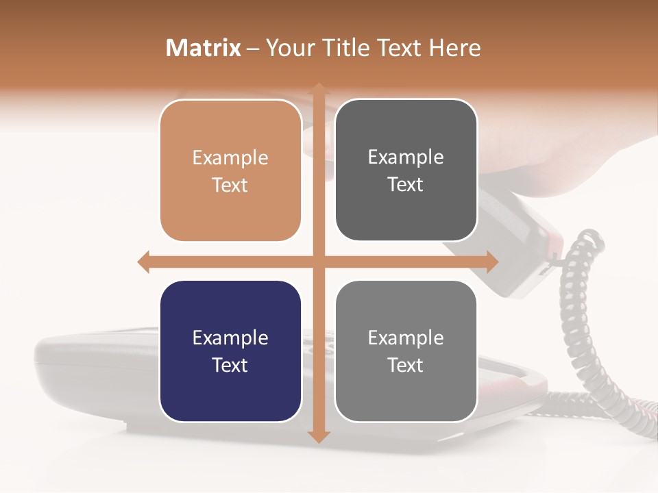 Service Vintage Hand PowerPoint Template