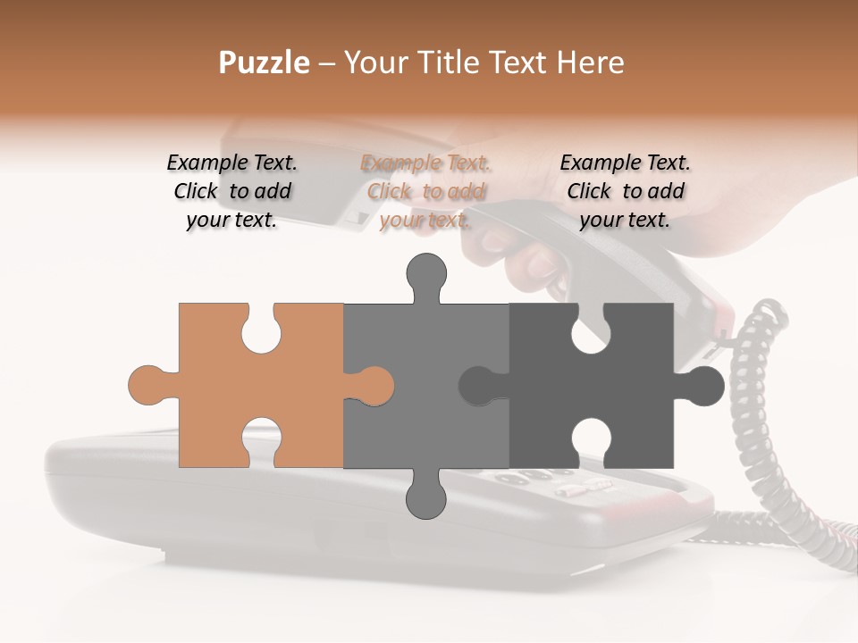 Service Vintage Hand PowerPoint Template