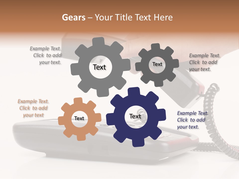 Service Vintage Hand PowerPoint Template