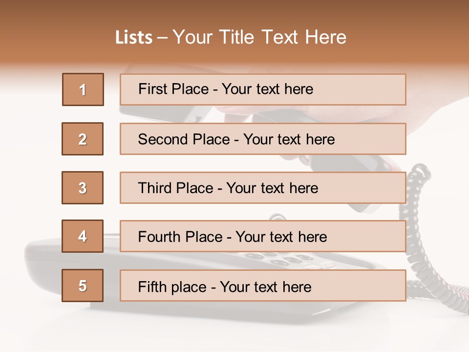 Service Vintage Hand PowerPoint Template