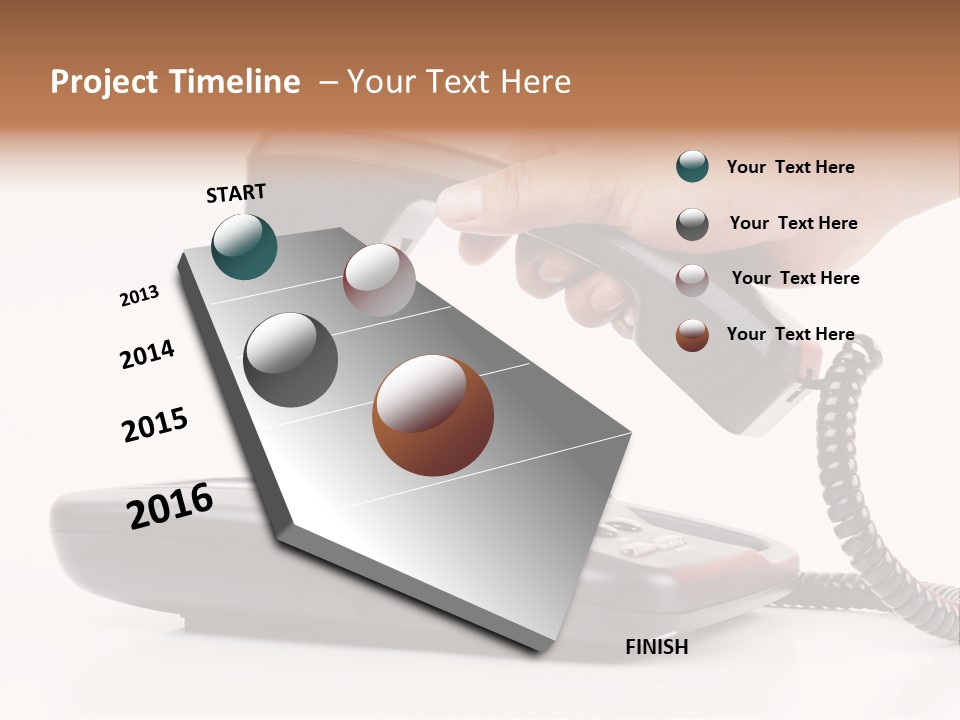 Service Vintage Hand PowerPoint Template
