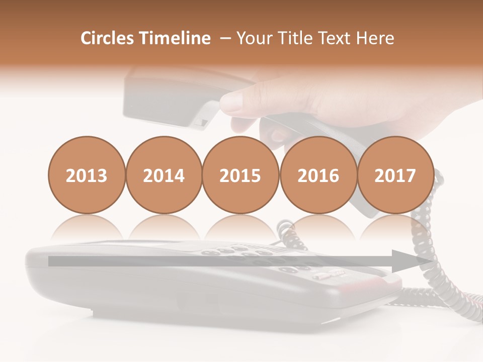 Service Vintage Hand PowerPoint Template