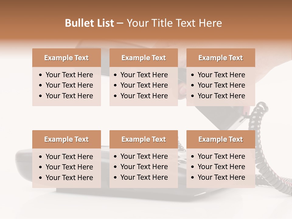 Service Vintage Hand PowerPoint Template