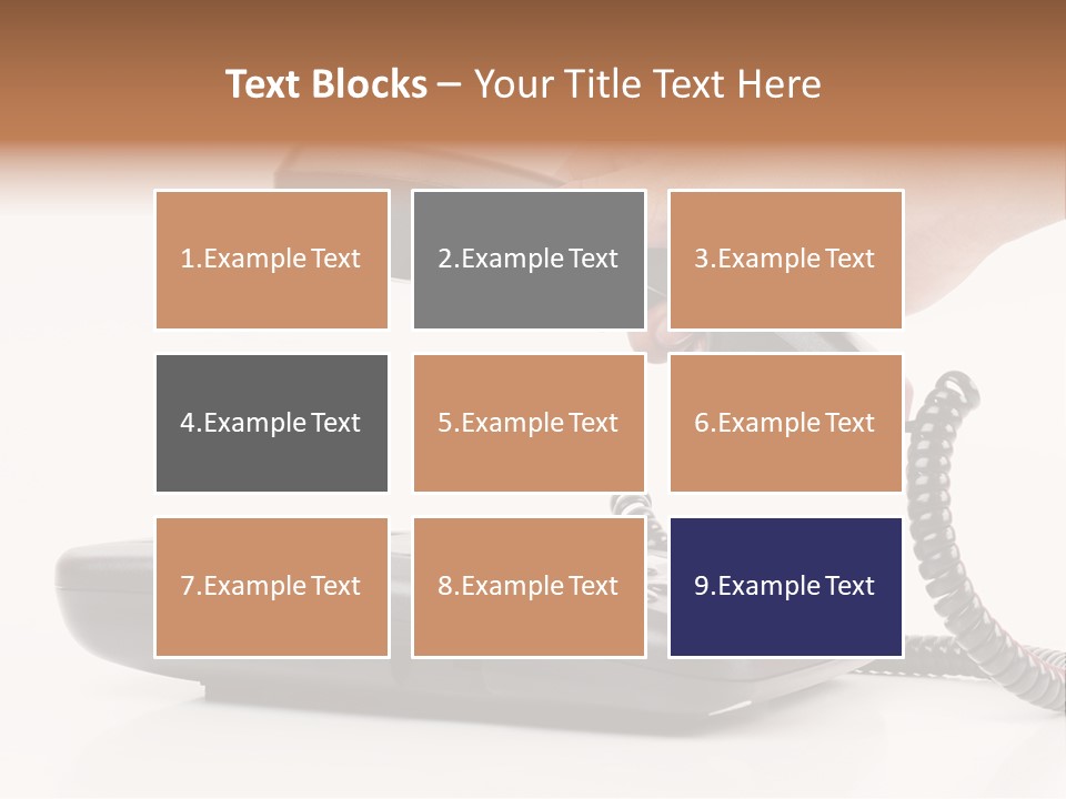 Service Vintage Hand PowerPoint Template