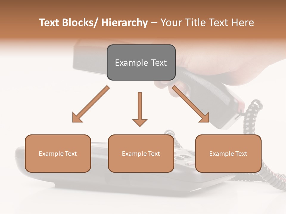 Service Vintage Hand PowerPoint Template