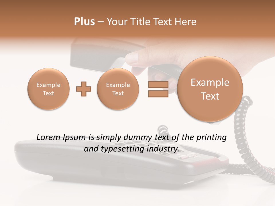 Service Vintage Hand PowerPoint Template