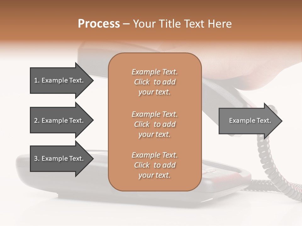 Service Vintage Hand PowerPoint Template