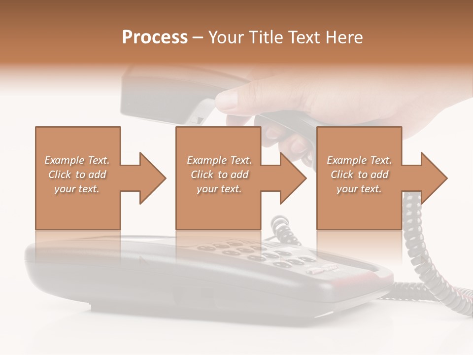 Service Vintage Hand PowerPoint Template