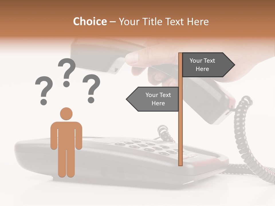 Service Vintage Hand PowerPoint Template