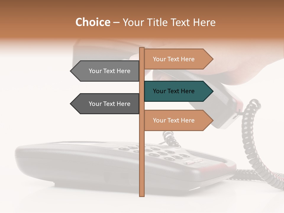 Service Vintage Hand PowerPoint Template