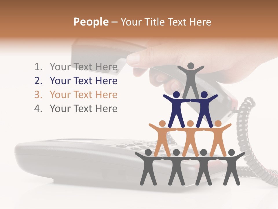 Service Vintage Hand PowerPoint Template