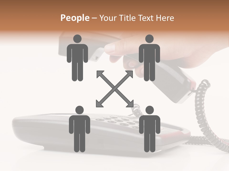 Service Vintage Hand PowerPoint Template