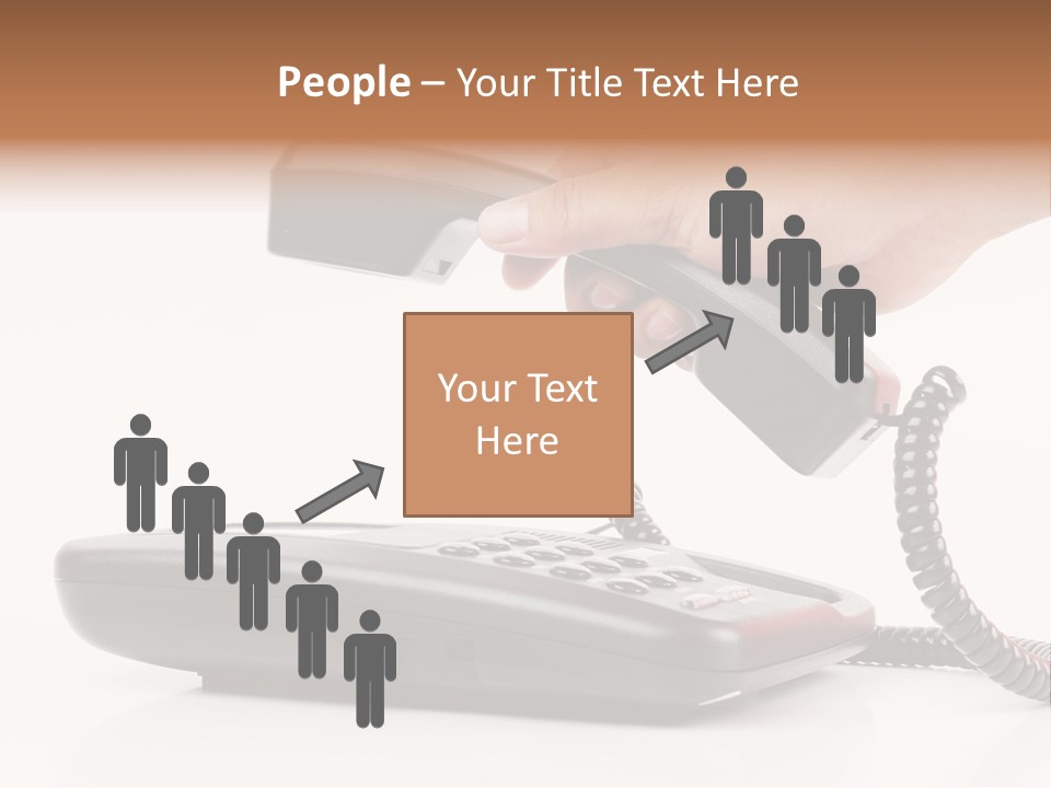 Service Vintage Hand PowerPoint Template