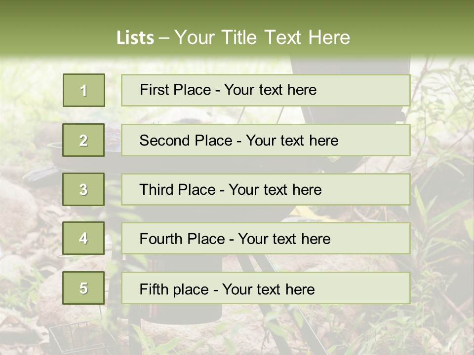 Weekend Open Hamburger PowerPoint Template