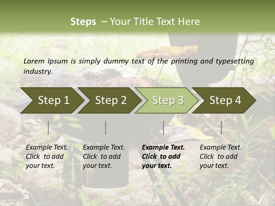 Weekend Open Hamburger PowerPoint Template