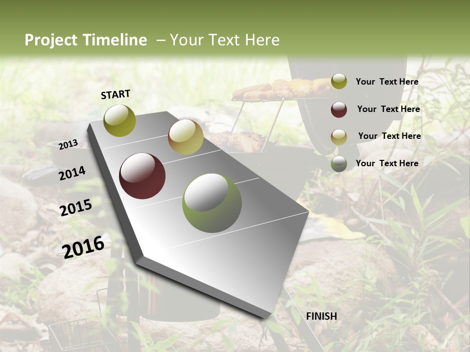 Weekend Open Hamburger PowerPoint Template