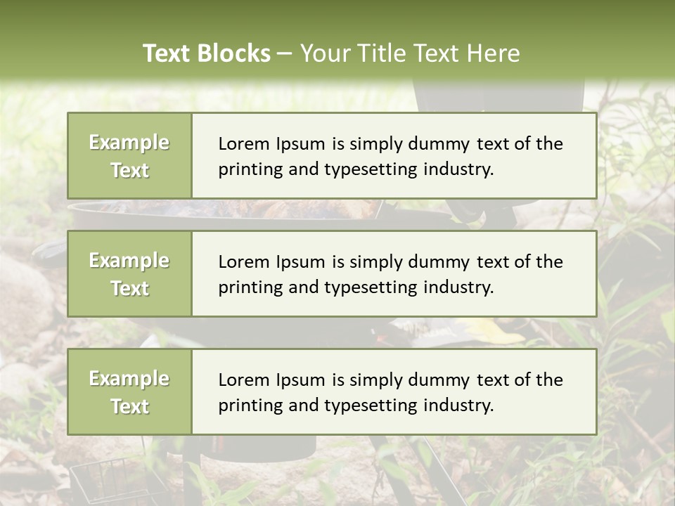 Weekend Open Hamburger PowerPoint Template