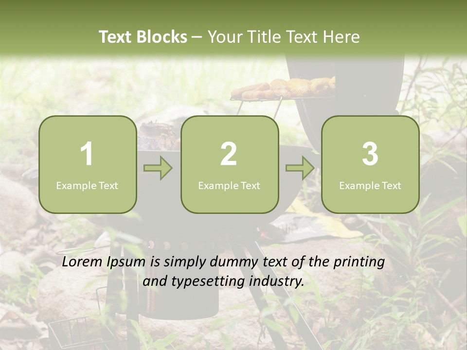 Weekend Open Hamburger PowerPoint Template