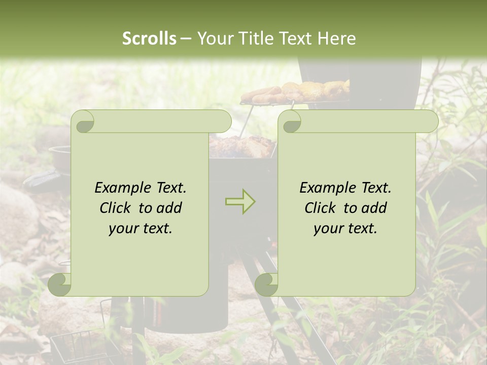 Weekend Open Hamburger PowerPoint Template
