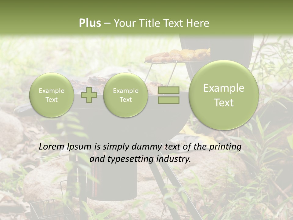 Weekend Open Hamburger PowerPoint Template