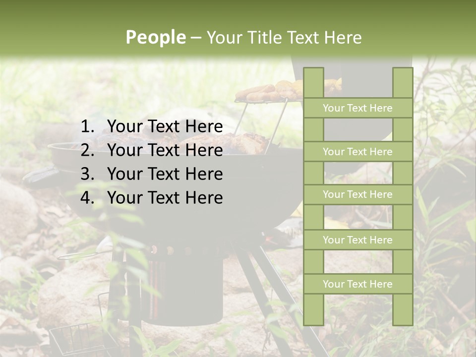 Weekend Open Hamburger PowerPoint Template