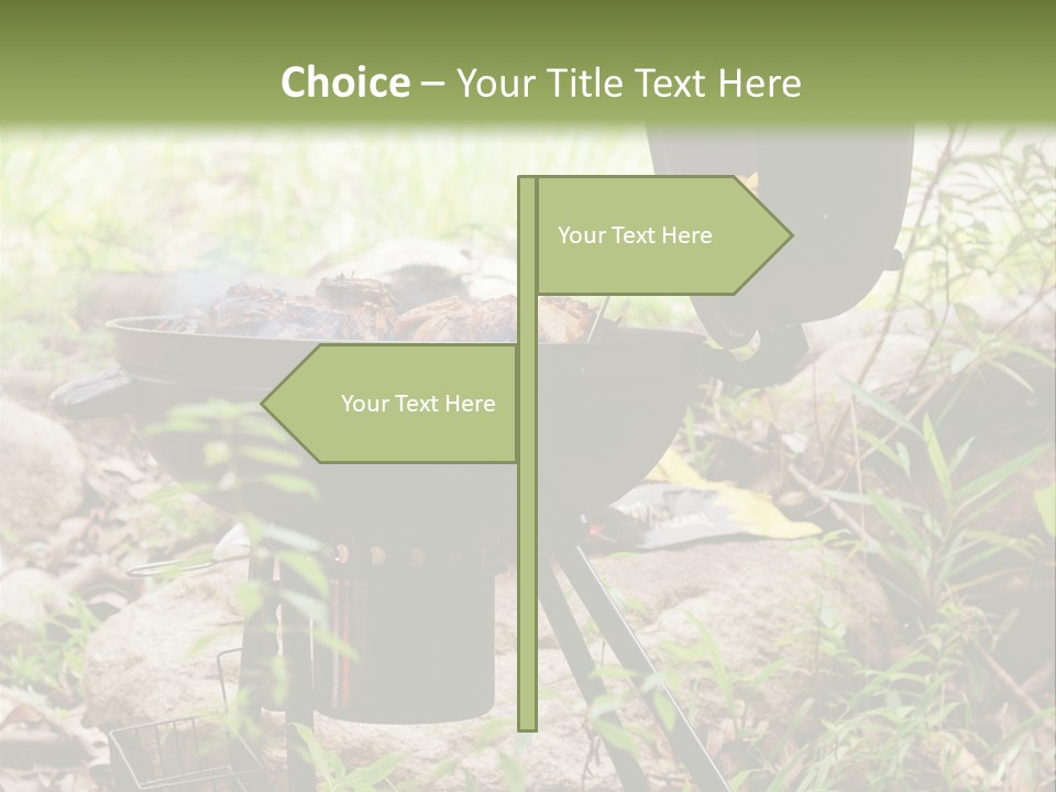 Weekend Open Hamburger PowerPoint Template