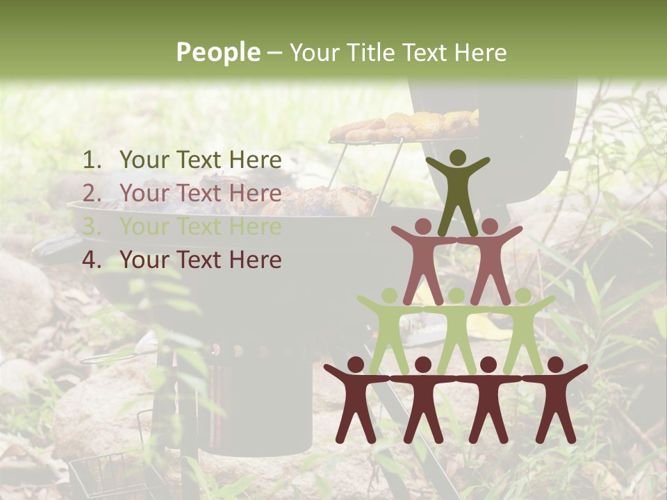 Weekend Open Hamburger PowerPoint Template