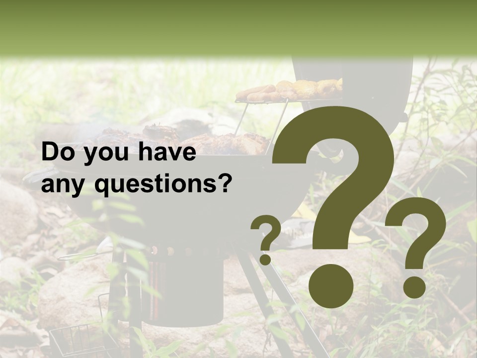 Weekend Open Hamburger PowerPoint Template