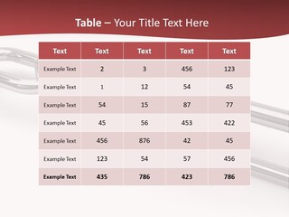 Chart Numbers Paper PowerPoint Template
