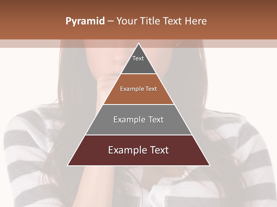 Lady Thin Wrinkles PowerPoint Template