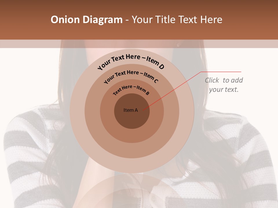 Lady Thin Wrinkles PowerPoint Template