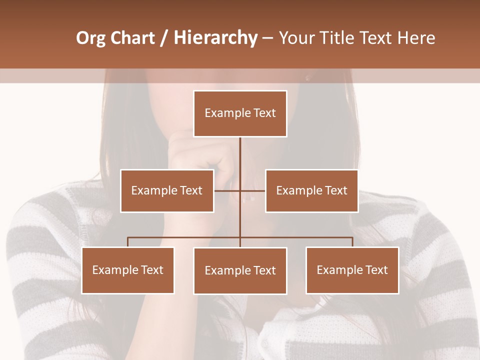 Lady Thin Wrinkles PowerPoint Template