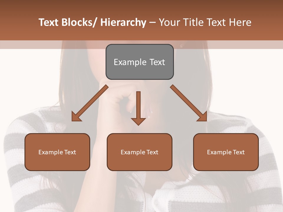 Lady Thin Wrinkles PowerPoint Template