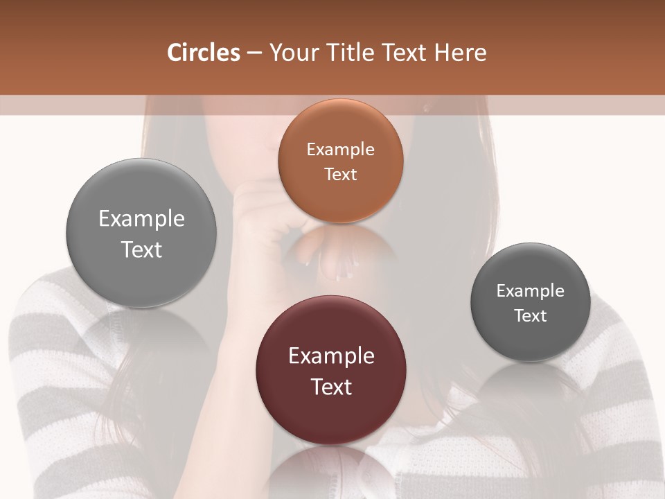 Lady Thin Wrinkles PowerPoint Template