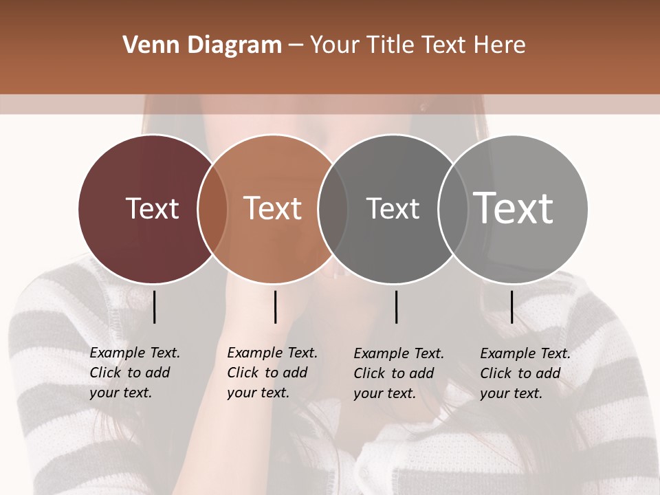 Lady Thin Wrinkles PowerPoint Template