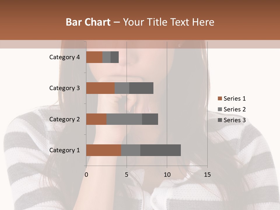 Lady Thin Wrinkles PowerPoint Template