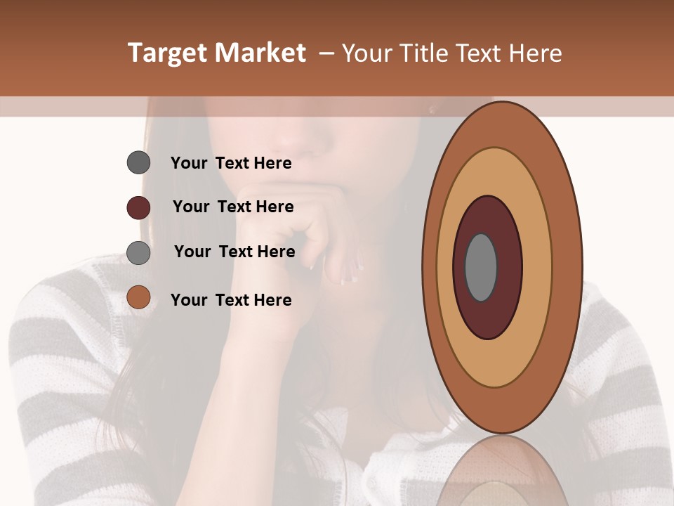 Lady Thin Wrinkles PowerPoint Template