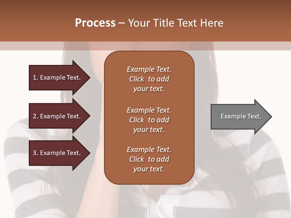 Lady Thin Wrinkles PowerPoint Template