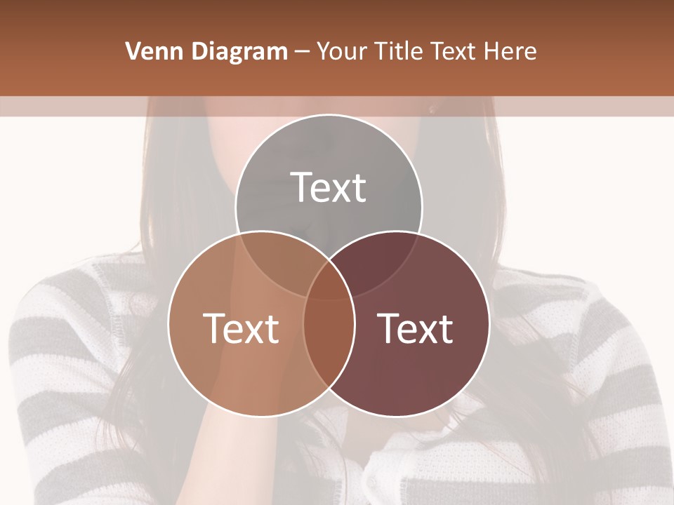 Lady Thin Wrinkles PowerPoint Template